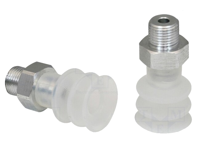 Zuignap; 18mm; G1/8-AG; Shorehardheid: 55; 1,35cm3; FSG; Ødraad: 4mm Zuignap; 18mm; G1/8-AG; Shorehardheid: 55; 1,35cm3; FSG; Ødraad: 4mm